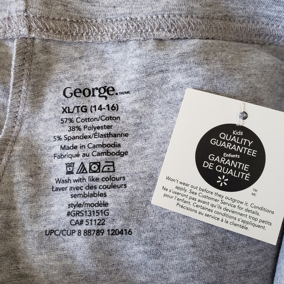 George Grey Capri Stretchable Leggings for Girls 14-16 XL - Picture 5 of 5